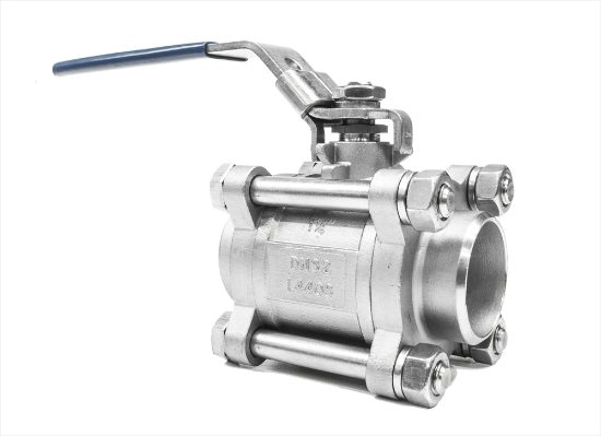 1 Inch NPT Thread Male Small Mini Ball Valve DERNORD Stainless Steel Ball Valve 1 Male&Male 