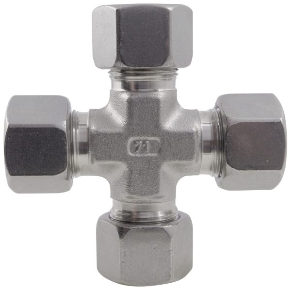 Equal Cross Single Ferrule Compression 316 Stainless Steel
