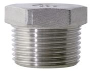 BSPT-Threaded-Hexagon-Plug-150LB-316-Stainless-Steel
