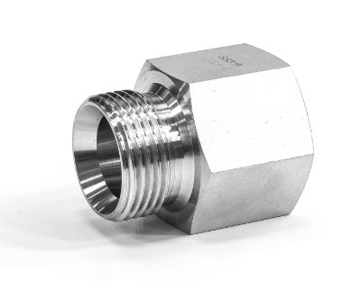 Equal Hydraulic Adaptor Female/Male NPT/BSPP 316 Stainless Steel