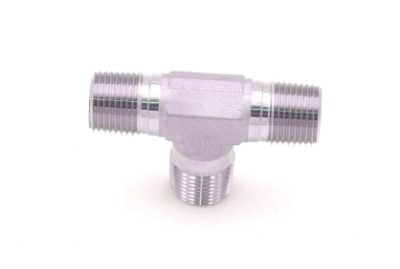 NPT Male X Male X Male Equal Tee 316 Stainless Steel Instrumentation Fittings