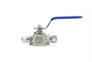 Compression Ended Reduced Bore Ball Valve 6,000 PSI 316 Stainless Steel