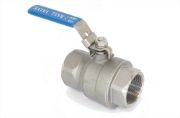 Two Piece Full Bore Ball Valve BSPP 2000PSI 316 Stainless Steel