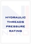 hydraulic threads pressure rating