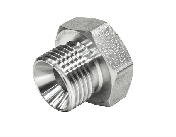 Hexagon Plug Cone Seat BSPP 316 Stainless Steel