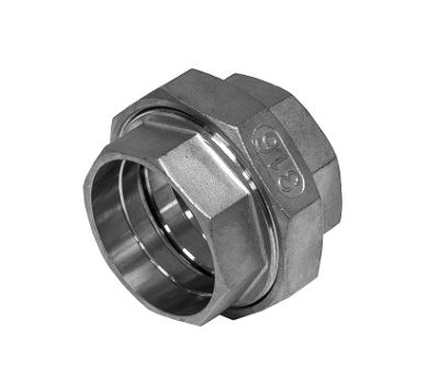 Socket Weld Union Conical Seat 150LB 316 Stainless Steel