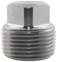 BSPT Square Head Plug 6000LB 316 Stainless Steel