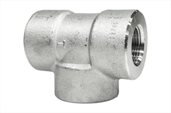 BSPT Equal Tee 3000LB 316 Stainless Steel