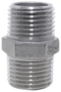 BSPT-Threaded-Hexagon-Nipple-150LB-316-Stainless-Steel