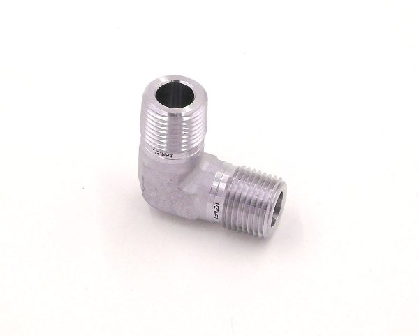 NPT Male X Male 90° Elbow 316 Stainless Steel Instrumentation Fittings