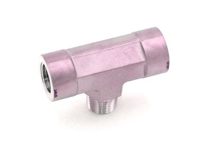NPT Female X Female X Male Equal Tee 316 Stainless Steel Instrumentation Fittings